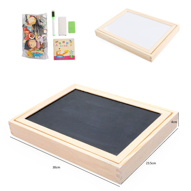 Multifunctional Magnetic Kids Puzzle with Drawing Board