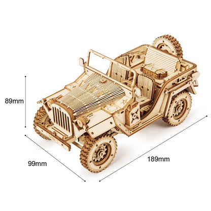 Robotime ROKR 3D DIY Wooden Puzzle Jeep Model Kit