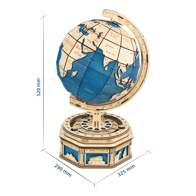 Robotime ROKR 3D DIY Wooden Puzzle Globe Earth