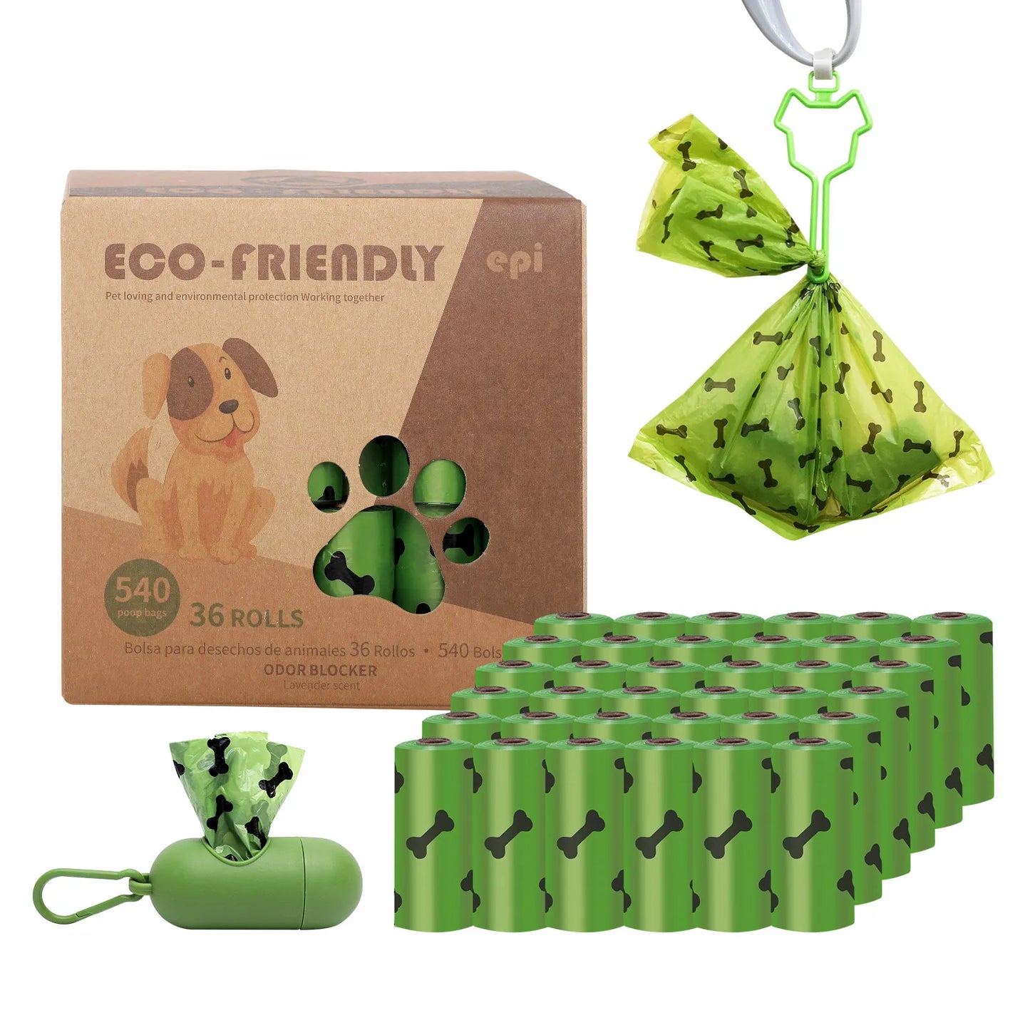 EPI Biodegradable Dog Poop Bags