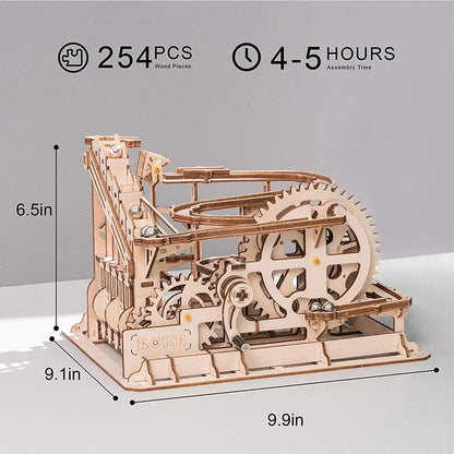 Robotime ROKR 3D DIY Wooden Puzzle Roller Coaster